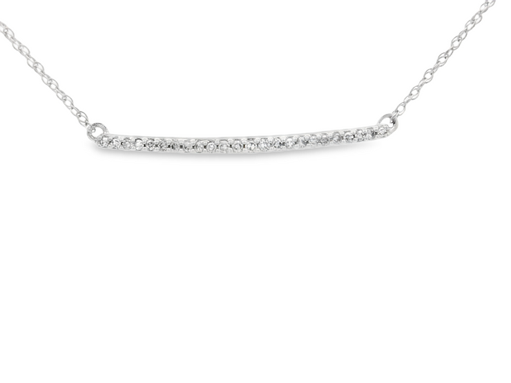 DIAMOND BAR PENDANT