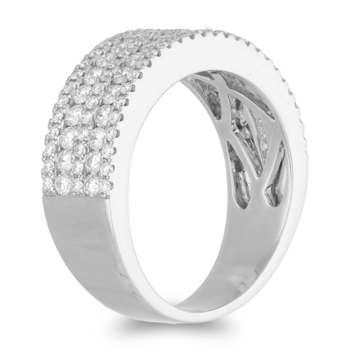 PAVE DIAMOND WIDE BAND