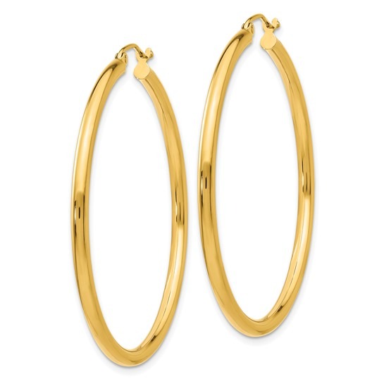 Yellow Gold Hoop Earrings