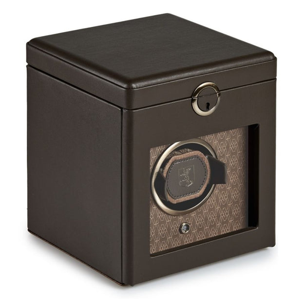 WOLF - Earth Single Watch Winder - COFFEE