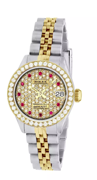 Rolex - Diamond & Ruby Datejust