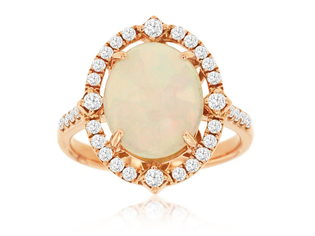 OPAL & DIAMOND RING