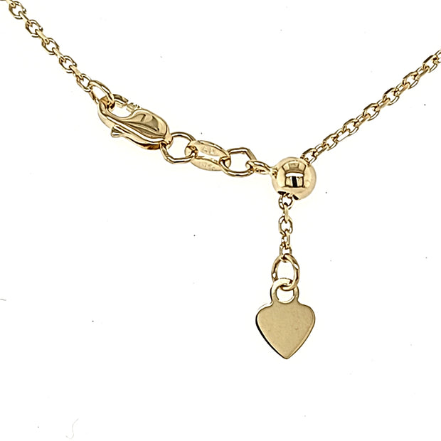 YELLOW GOLD CABLE CHAIN 30"