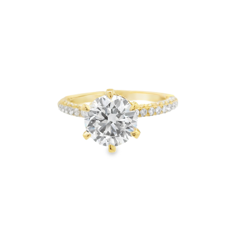 HIDDEN HALO DIAMOND ENGAGEMENT RING