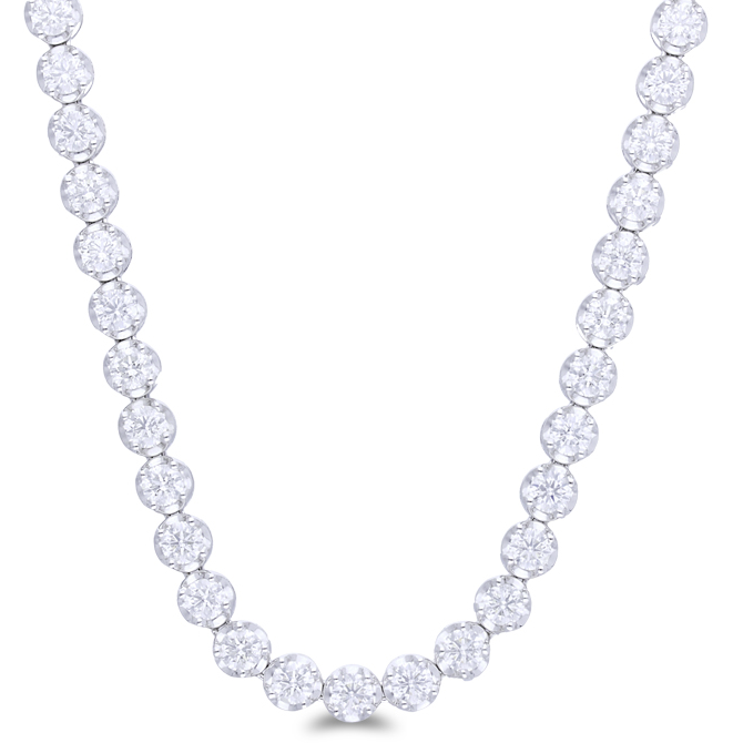 DIAMOND TENNIS NECKLACE - 4 3/4 CT