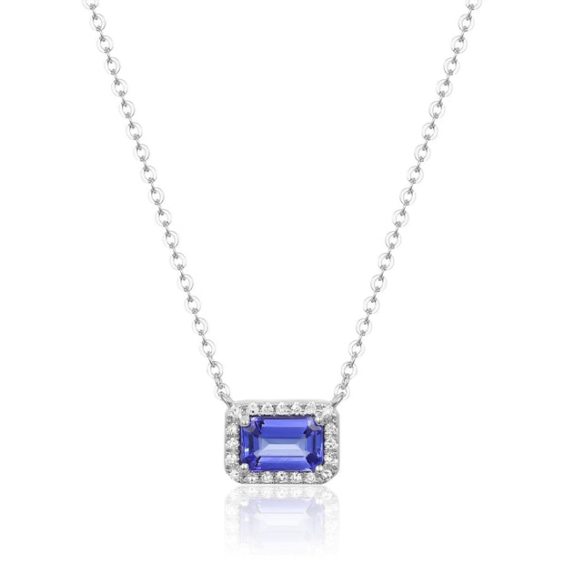 LUVENTE - TANZANITE & DIAMOND PENDANT