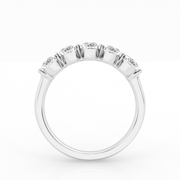 5 Stone Oval Lab Grown Diamond Wedding/Anniversary Ring