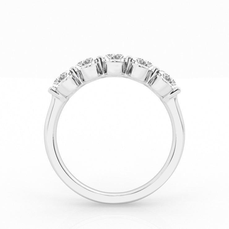 5 Stone Oval Lab Grown Diamond Wedding/Anniversary Ring