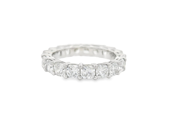 3.07 CTW CUSHION CUT LAB DIAMOND ETERNITY BAND