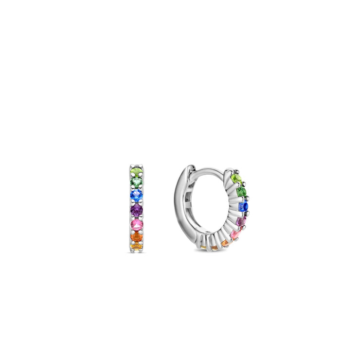 TI SENTO - RAINBOW HOOP EARRINGS