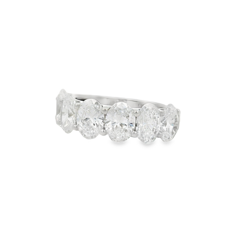 OVAL DIAMOND BAND - 4 CT