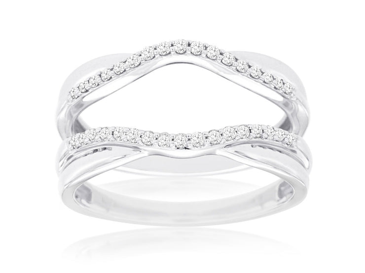 DIAMOND CONTOUR RING WRAP