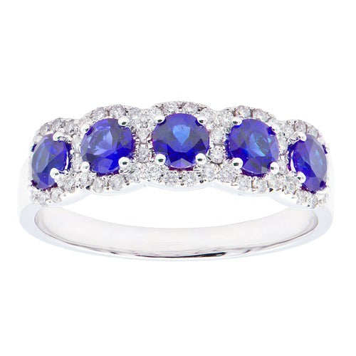 SAPPHIRE & DIAMOND RING