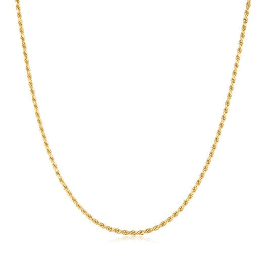 ANIA HAIE - GOLD ROPE TWIST CHAIN NECKLACE