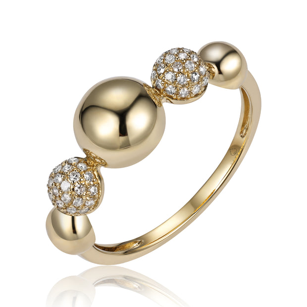 LUVENTE - DIAMOND BUBBLE RING