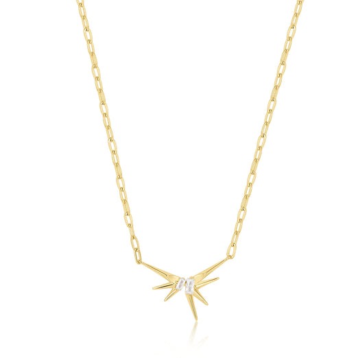 ANIA HAIE - GOLD SPARKLE SPIKE PENDANT