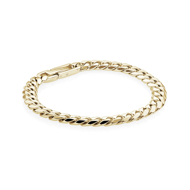 7.7MM CURB LINK CHAIN BRACELET