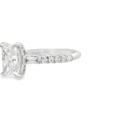 DIAMOND ENGAGEMENT RING – 2 CT RADIANT CUT CENTER