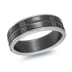 MALO - TITANIUM & TANTALUM MENS WEDDING BAND