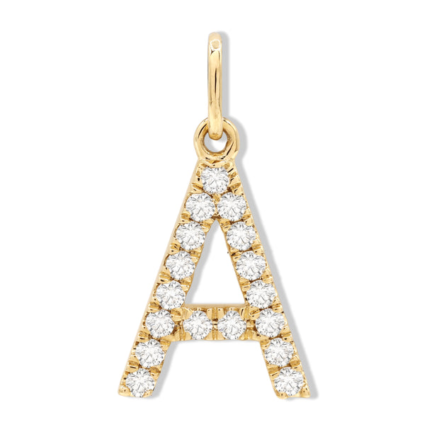 DIAMOND INITIAL 'A' PENDANT