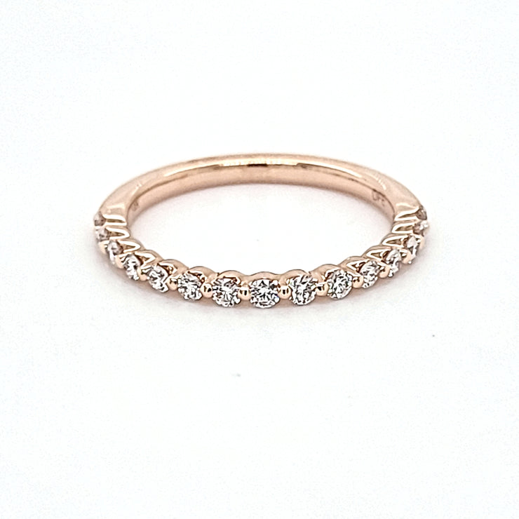 ROSE GOLD DIAMOND WEDDING BAND