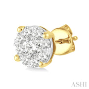 ASHI - 1/3 CARAT LOVEBRIGHT ESSENTIAL DIAMOND STUD EARRINGS