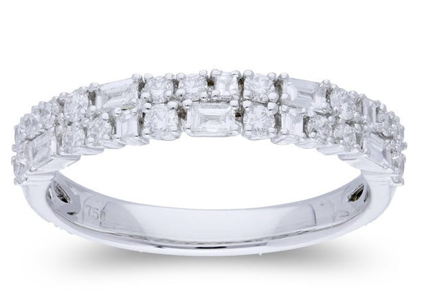 DOUBLE ROW DIAMOND RING