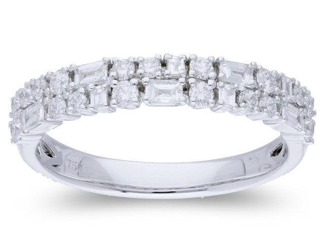 DOUBLE ROW DIAMOND RING