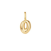 ANIA HAIE – BUBBLE INITIAL CHARM NECKLACE – “O”