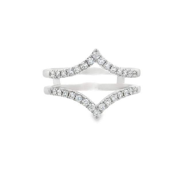 POINTED CONTOUR ENGAGEMENT RING WRAP