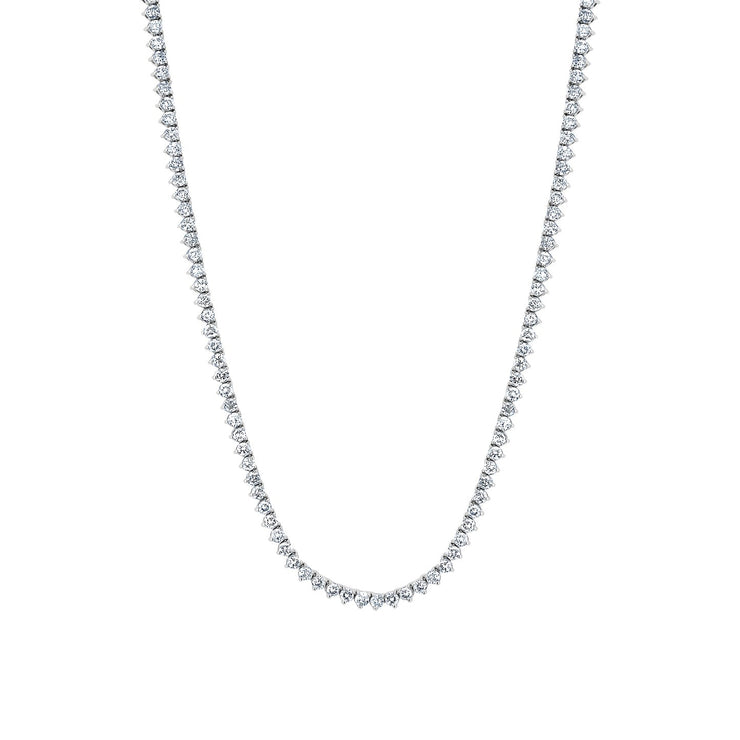 DIAMOND OPERA TENNIS NECKLACE - 20 CT