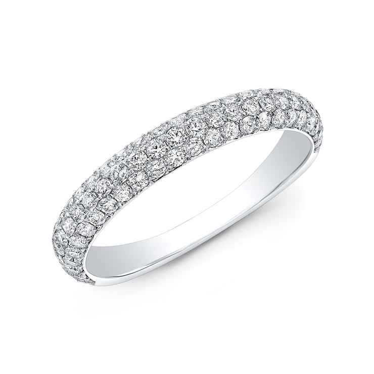 Pave Diamond Wedding Band – 1/2 Ct