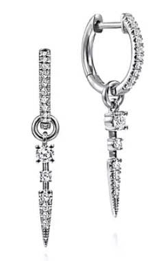 Gabriel & Co - Diamond Dangle Earrings