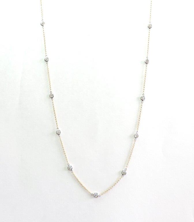 DIAMONDS BY THE YARD NECKLACE - 1/2 CT