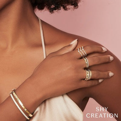 SHY CREATION - FLUSH DIAMOND BAND