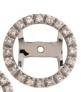 DIAMOND HALO EARRING JACKETS