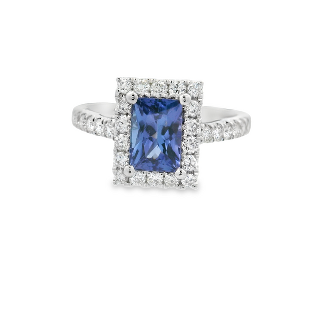 Tanzanite & Diamond Ring