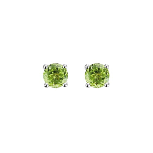 PERIDOT STUD EARRINGS