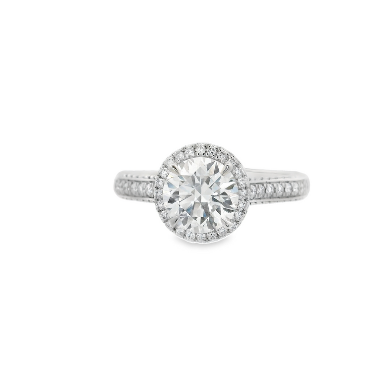 DIAMOND ENGAGEMENT RING – 1.5 CT ROUND CENTER