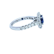 SAPPHIRE AND DIAMOND RING