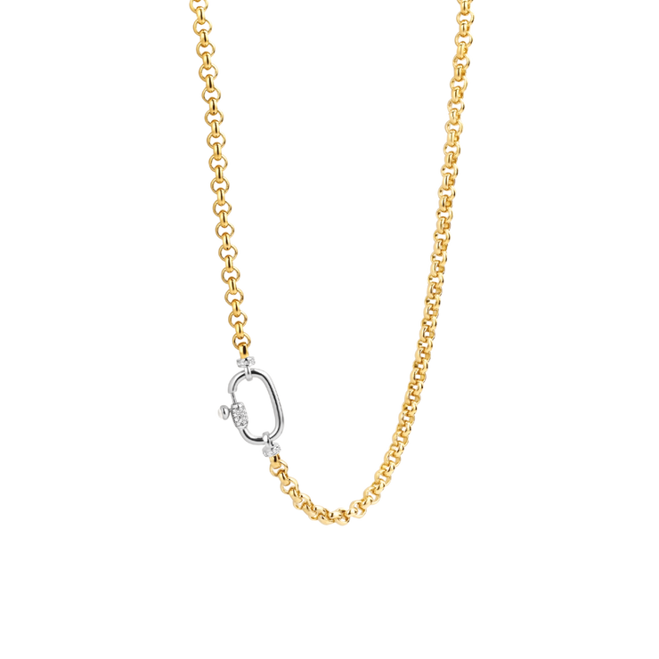 TI SENTO- ROLO CHAIN WITH CZ CLASP