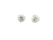 LAB DIAMOND STUD EARRINGS 6.17CTW