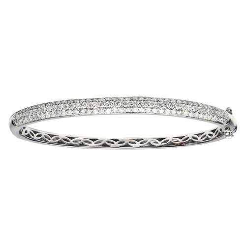 DIAMOND BANGLE BRACELET – 2 CT