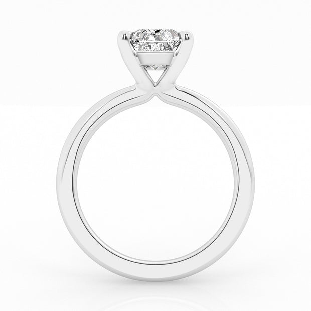 DIAMOND SOLITAIRE ENGAGEMENT RING - 3 CT RADIANT