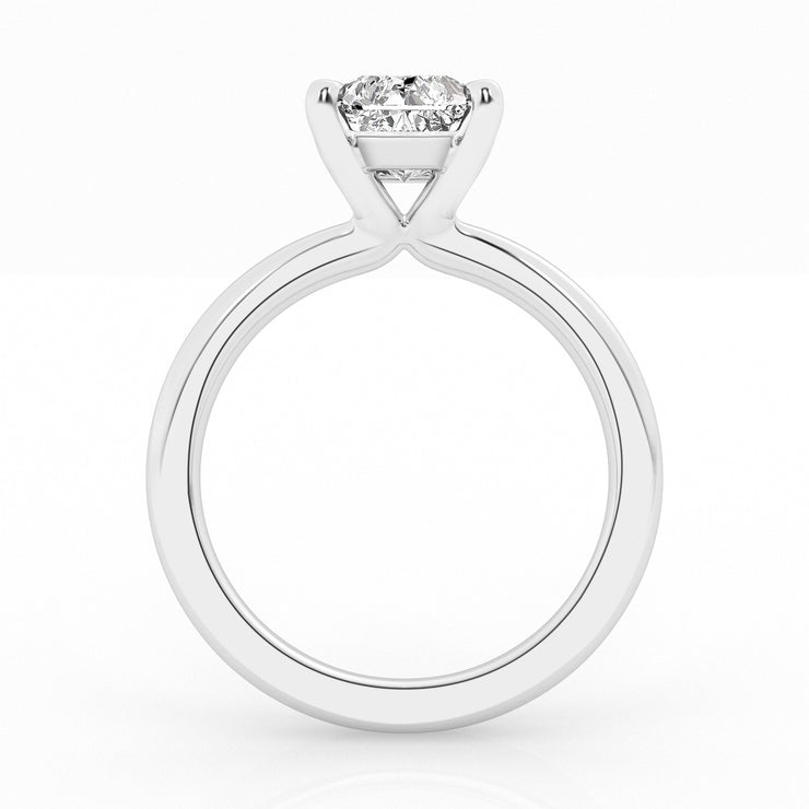 DIAMOND SOLITAIRE ENGAGEMENT RING - 3 CT RADIANT