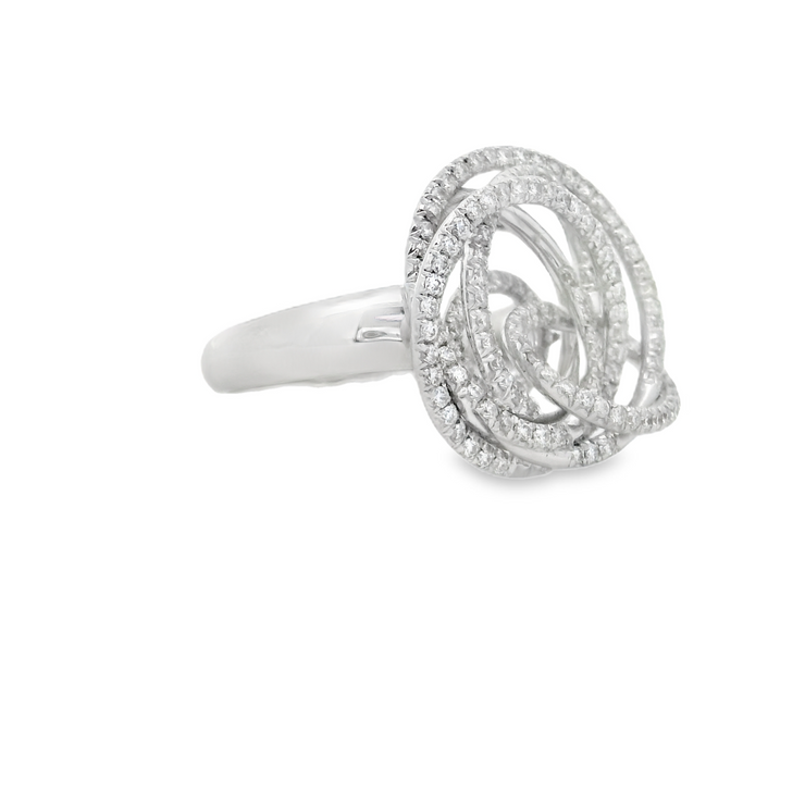 DIAMOND SCRIBBLE RING