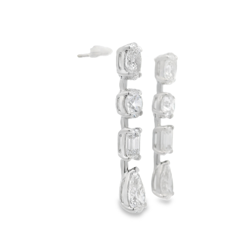 Diamond Dangle Earring